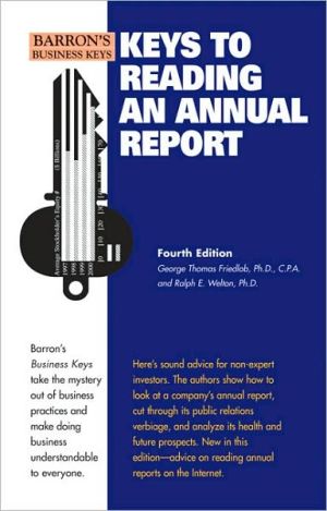 Keys to Reading an Annual Report (Barron's Business Keys Ser.)