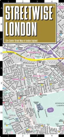 Streetwise London Map - Laminated City Center Street Map of London, England - Folding Pocket Size Travel Map With Metro