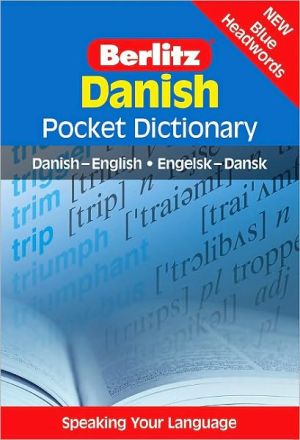 Berlitz Danish Pocket Dictionary