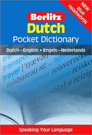 Berlitz Dutch Pocket Dictionary