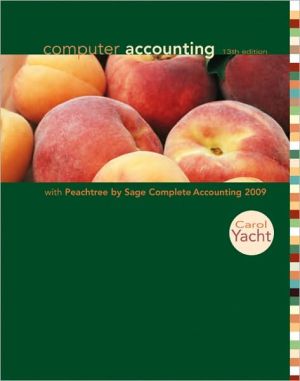 Computer Accounting with Peachtree Complete 2009, Release 16.0 with CD-ROM