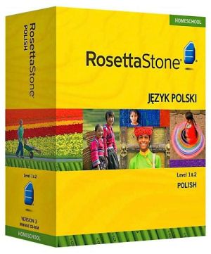Rosetta Stone Homeschool Version 3 Polish Level 1 & 2 Set: with Audio Companion, Parent Administrative Tools & Headset with Microphone