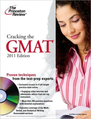 Cracking the GMAT with DVD, 2011 Edition