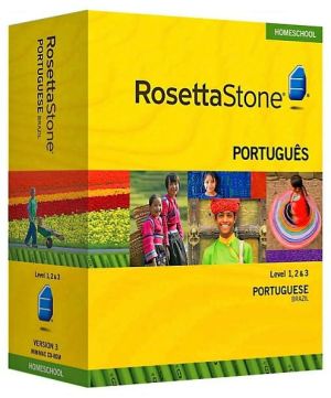 Rosetta Stone Homeschool Version 3 Portuguese (Brazilian) Level 1, 2 & 3 Set: with Audio Companion, Parent Administrative Tools & Headset with Microphone