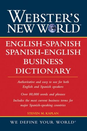 Webster's New World English-Spanish/Spanish-English Business Dictionary