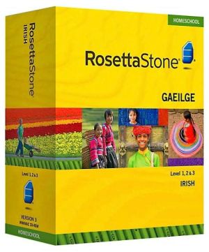 Rosetta Stone Homeschool Version 3 Irish Level 1, 2 & 3 Set: with Audio Companion, Parent Administrative Tools & Headset with Microphone
